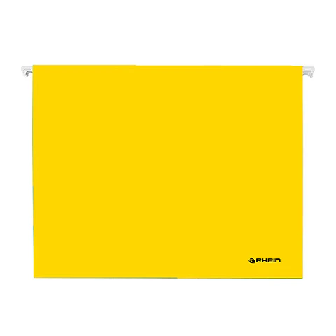Pack 25 Carpeta Colgante Cartulina Oficio Amarillo Rhein