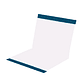 Pack 25 Carpeta Colgante Cartulina Oficio Azul Rhein - Miniatura 2