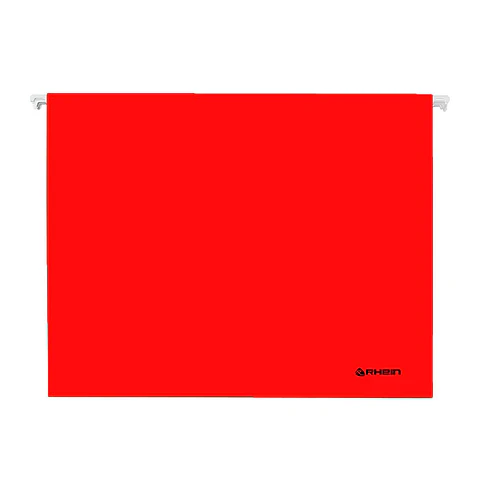 Pack 25 Carpeta Colgante Cartulina Oficio Rojo Rhein