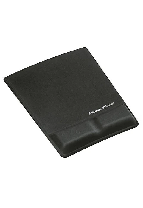 Mouse Pad Reposa / Apoya Muñecas Negro Hilado