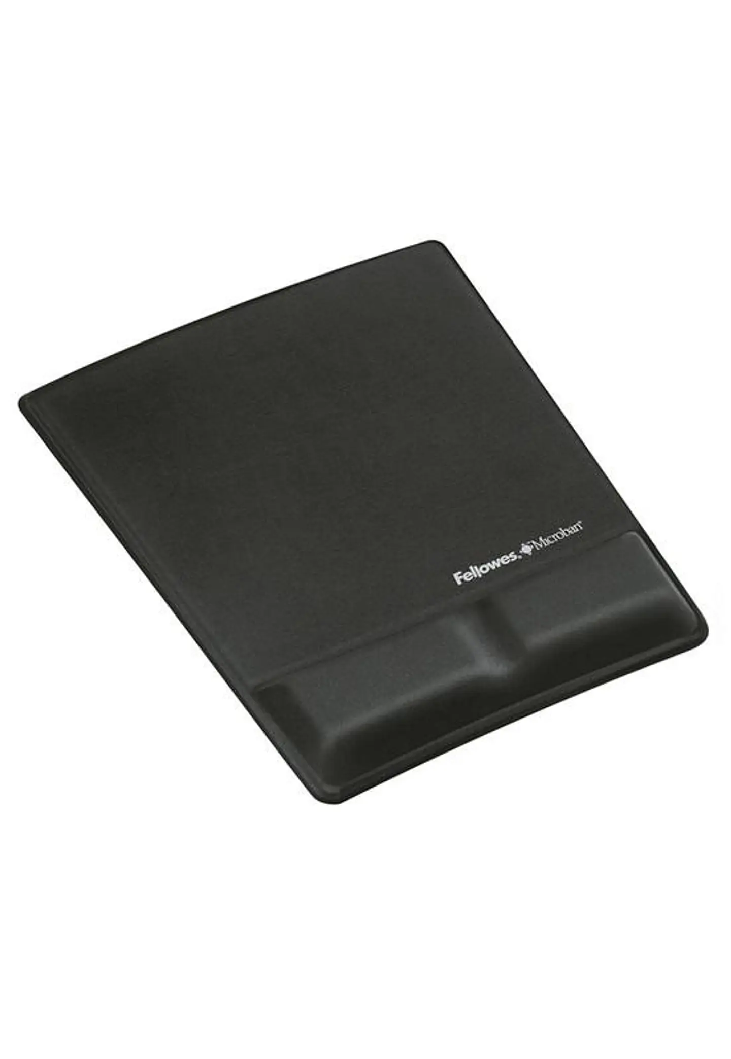Mouse Pad Reposa / Apoya Muñecas Negro Hilado 1