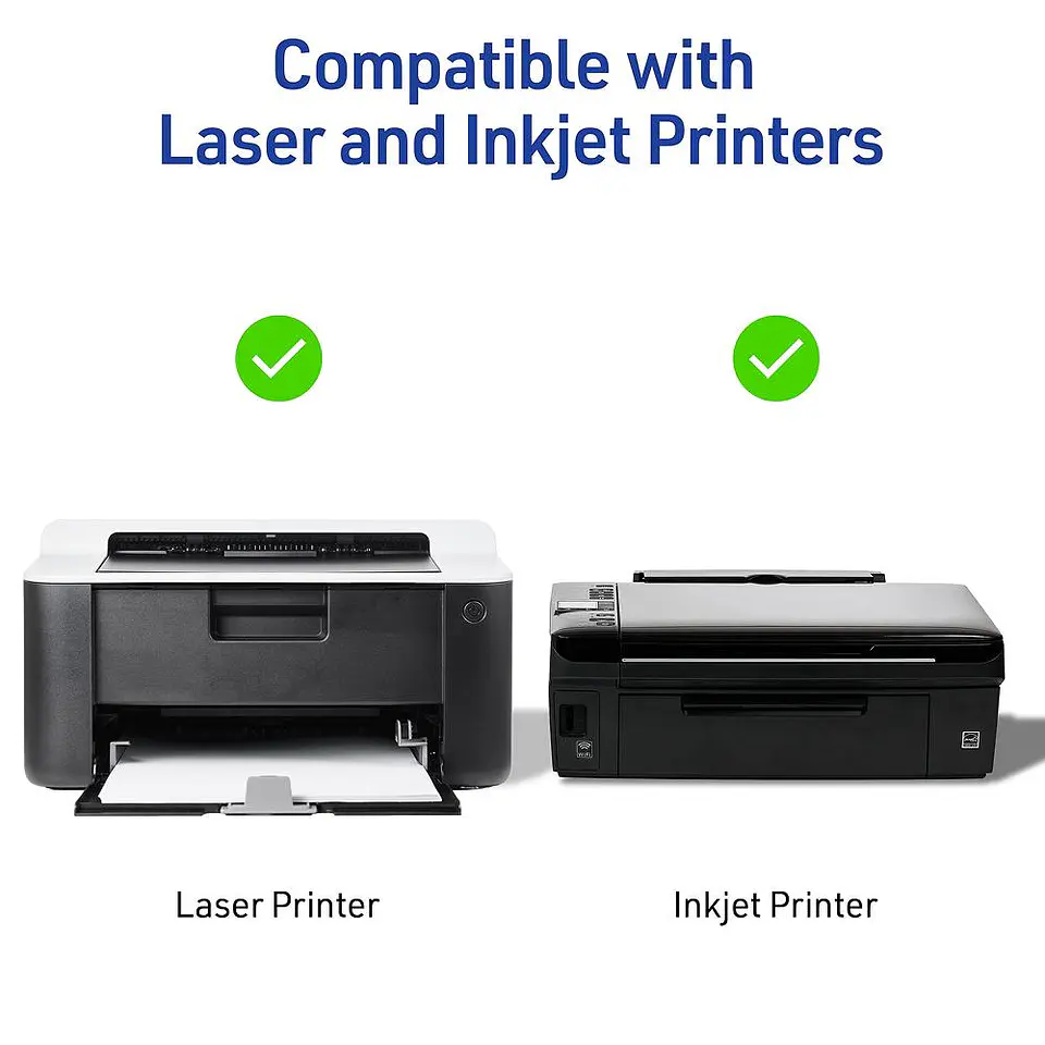 300 Etiquetas Adhesivas Avery Laser/Inkjet 25x67 mm 10hjs 6