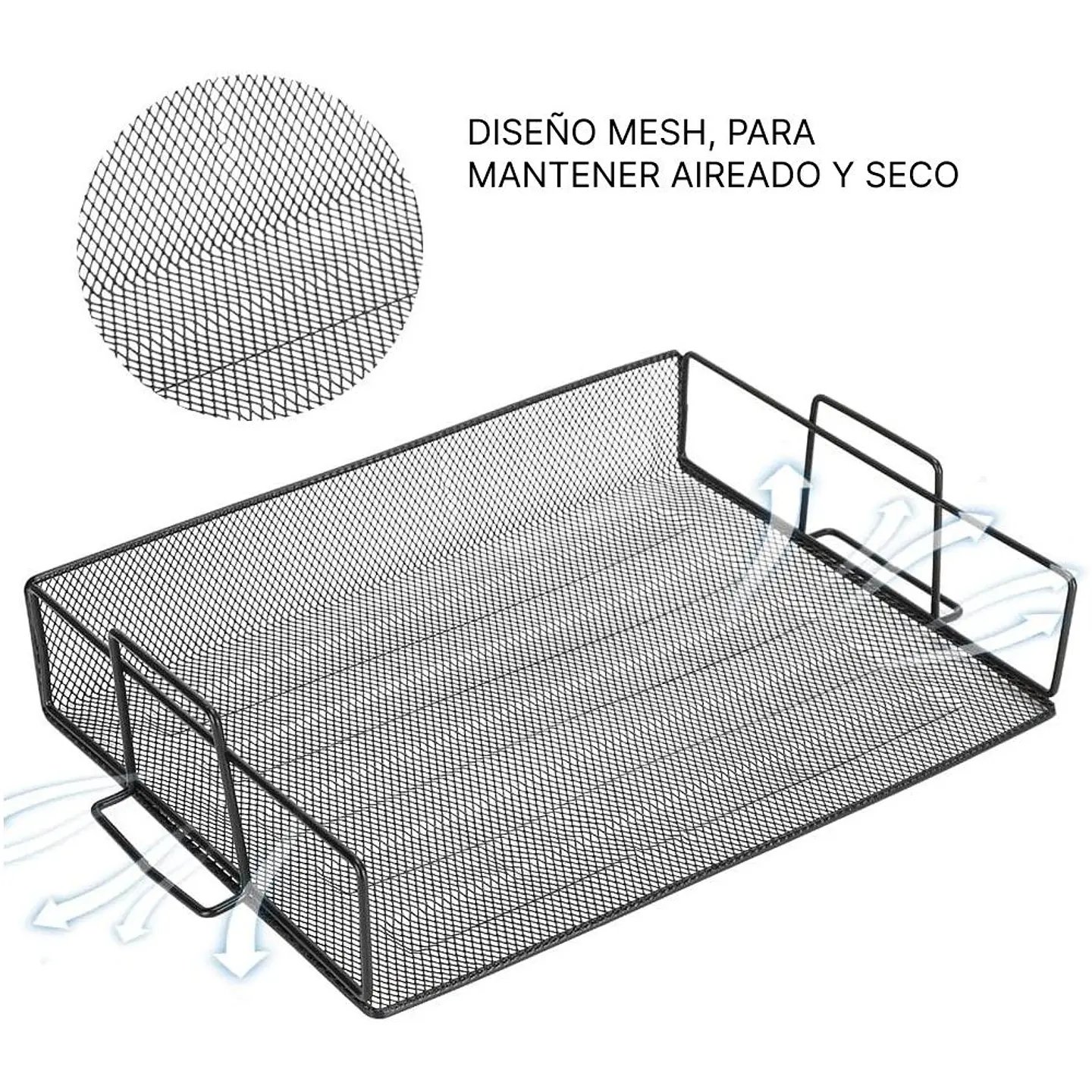 Bandeja De Documentos Metálico Apilable Para Oficinas 5