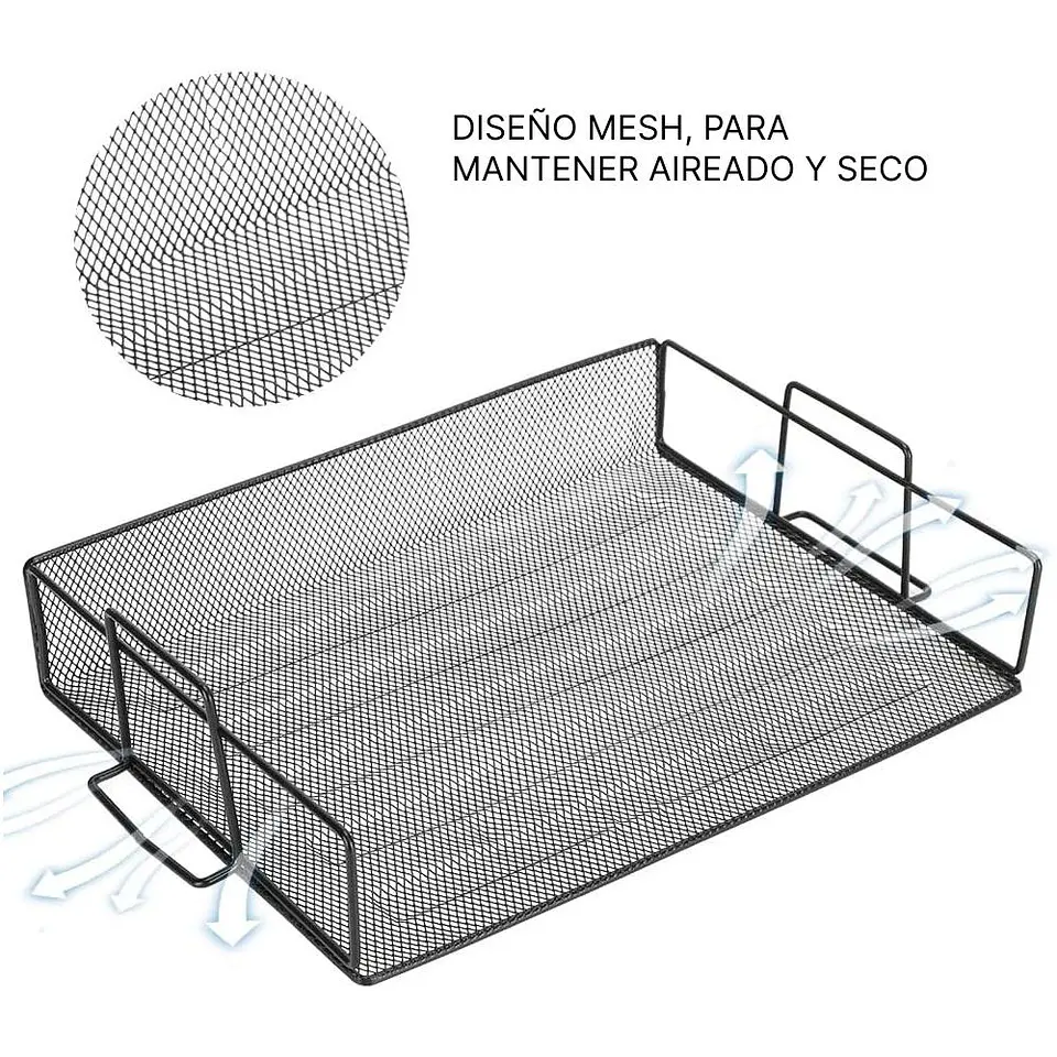 Bandeja De Documentos Metálico Apilable Para Oficinas 5
