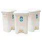 Pack 3 Basureros 36 LT Con Tapa Pedal San Remo - Miniatura 1