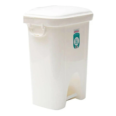 Pack 3 Basureros 36 LT Con Tapa Pedal San Remo