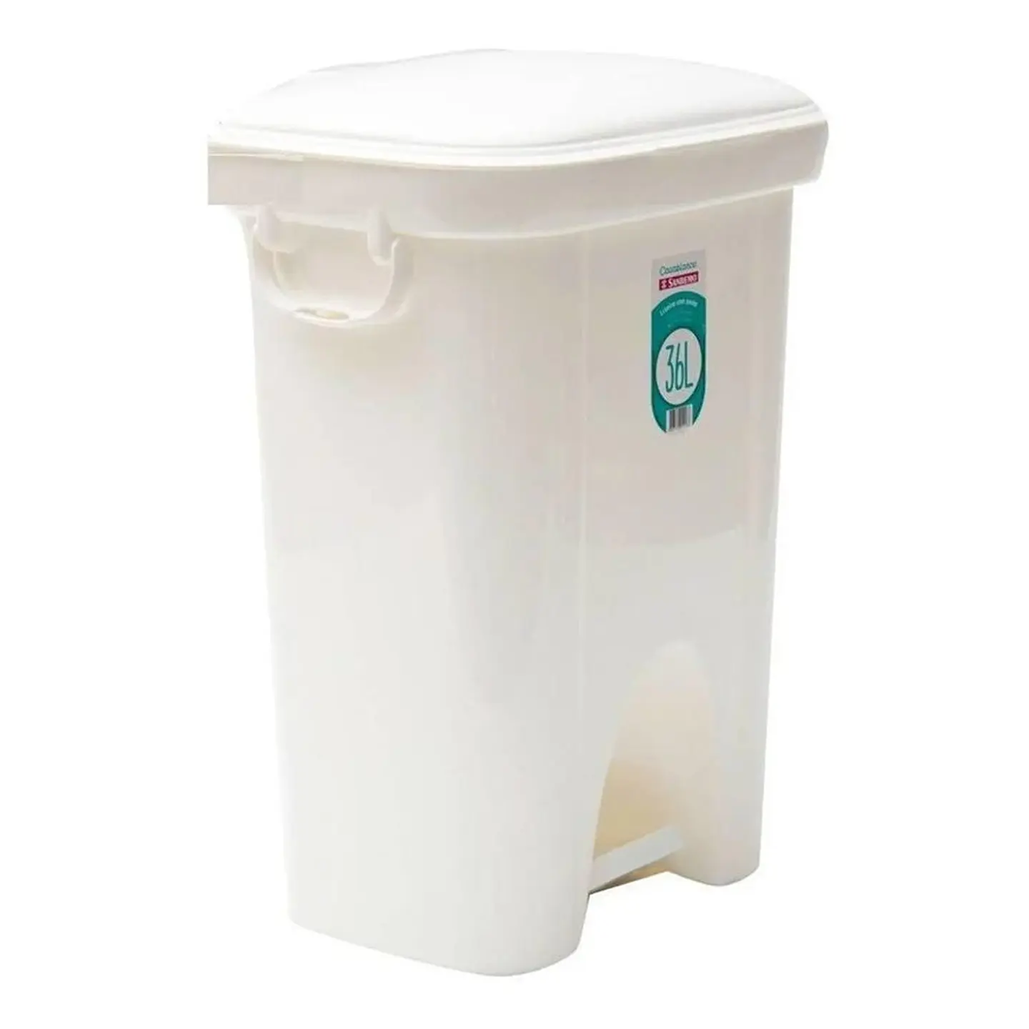Pack 3 Basureros 36 LT Con Tapa Pedal San Remo 2