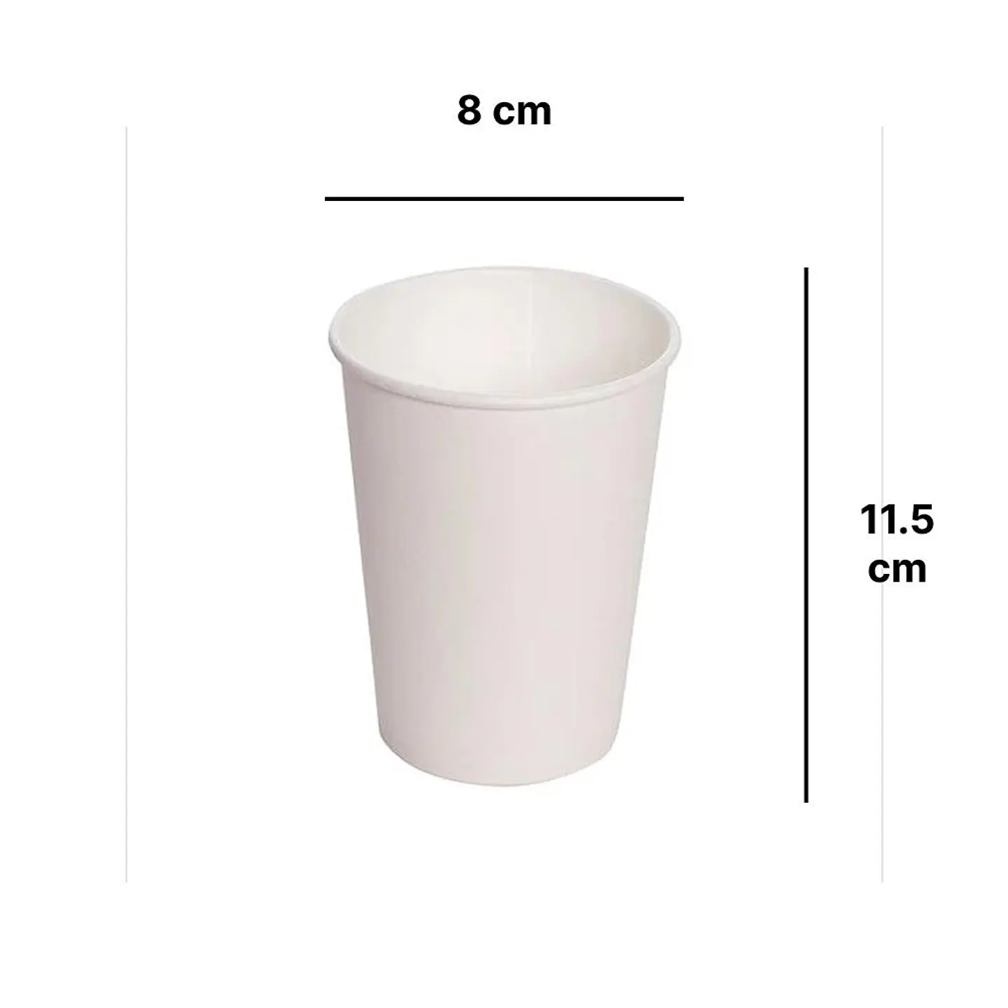 Pack 40 Vasos Polipapel 360 ml Blancos 4