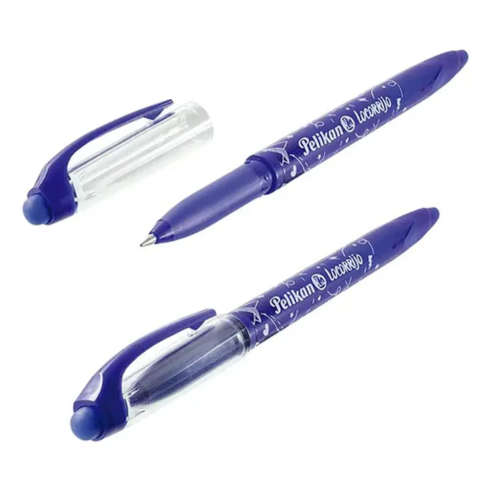 Pack 12 Bolígrafo Roller Borrable Locorrijo Color Tinta Azul 1