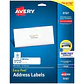 500 Etiquetas Adhesivas Avery Inkjet 25x102 mm Blanca 25hjs - Miniatura 1