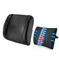 Cojín Respaldo Lumbar Viscoelástico Ergonómico Silla Oficina Negro - Miniatura 2