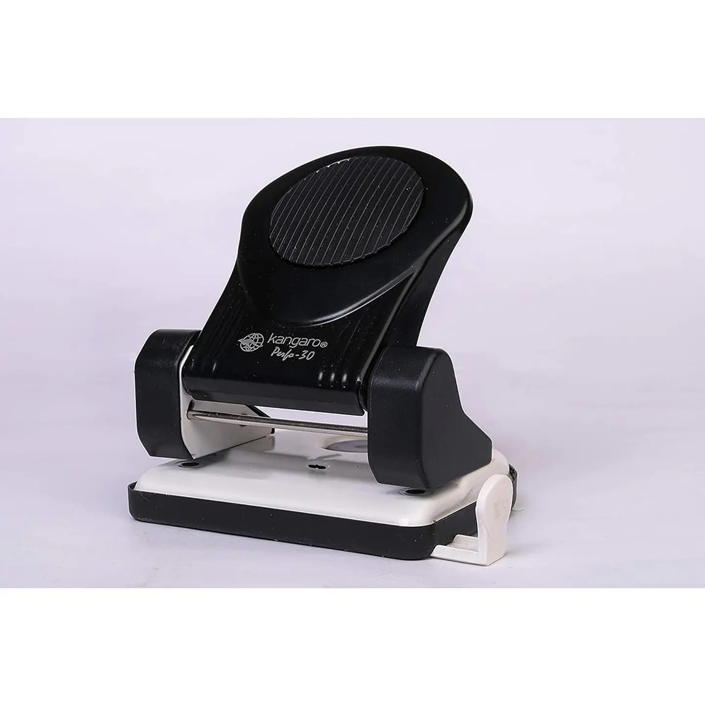 Perforadora Metal 30 hojas Kangaro Negra 3