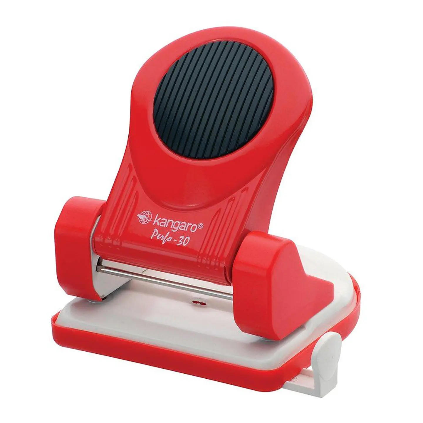 Perforadora Metal 30 hojas Kangaro Roja 1
