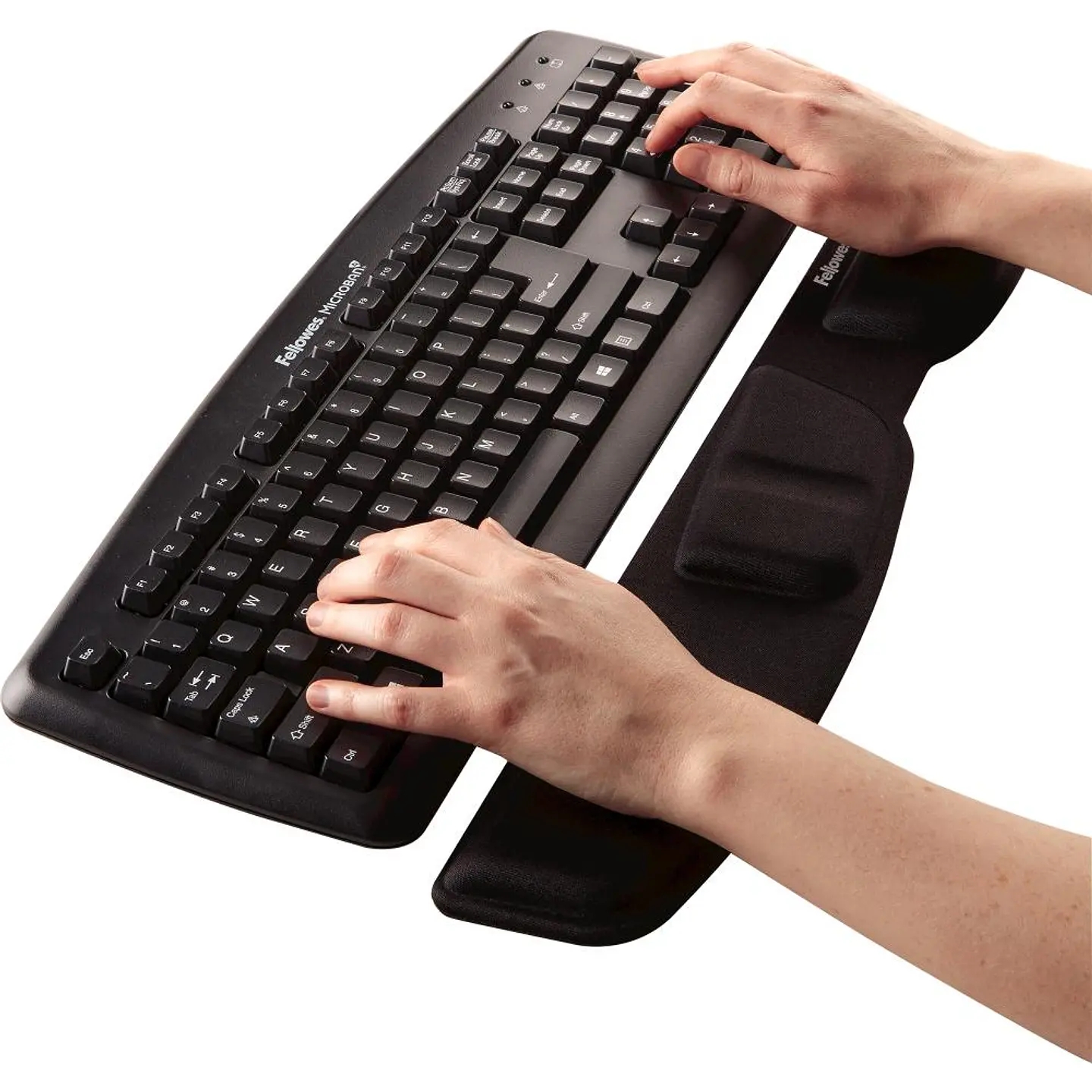 Reposa / Apoya Muñecas Teclado Negro Hilado 2