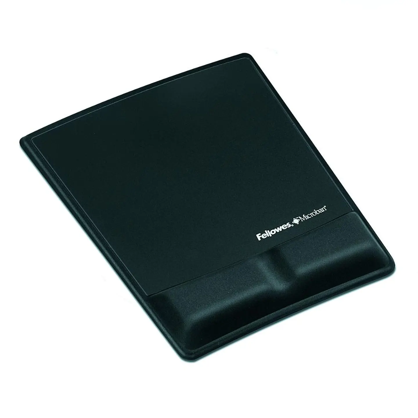 Mouse Pad Reposa / Apoya Muñecas Negro Cuero 1