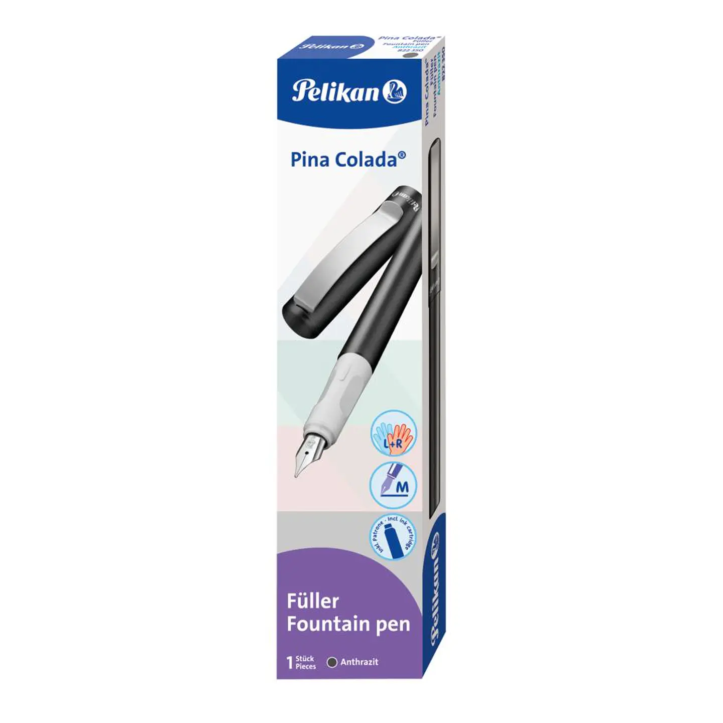 Pluma Pelikan Piña Colada Gris 5