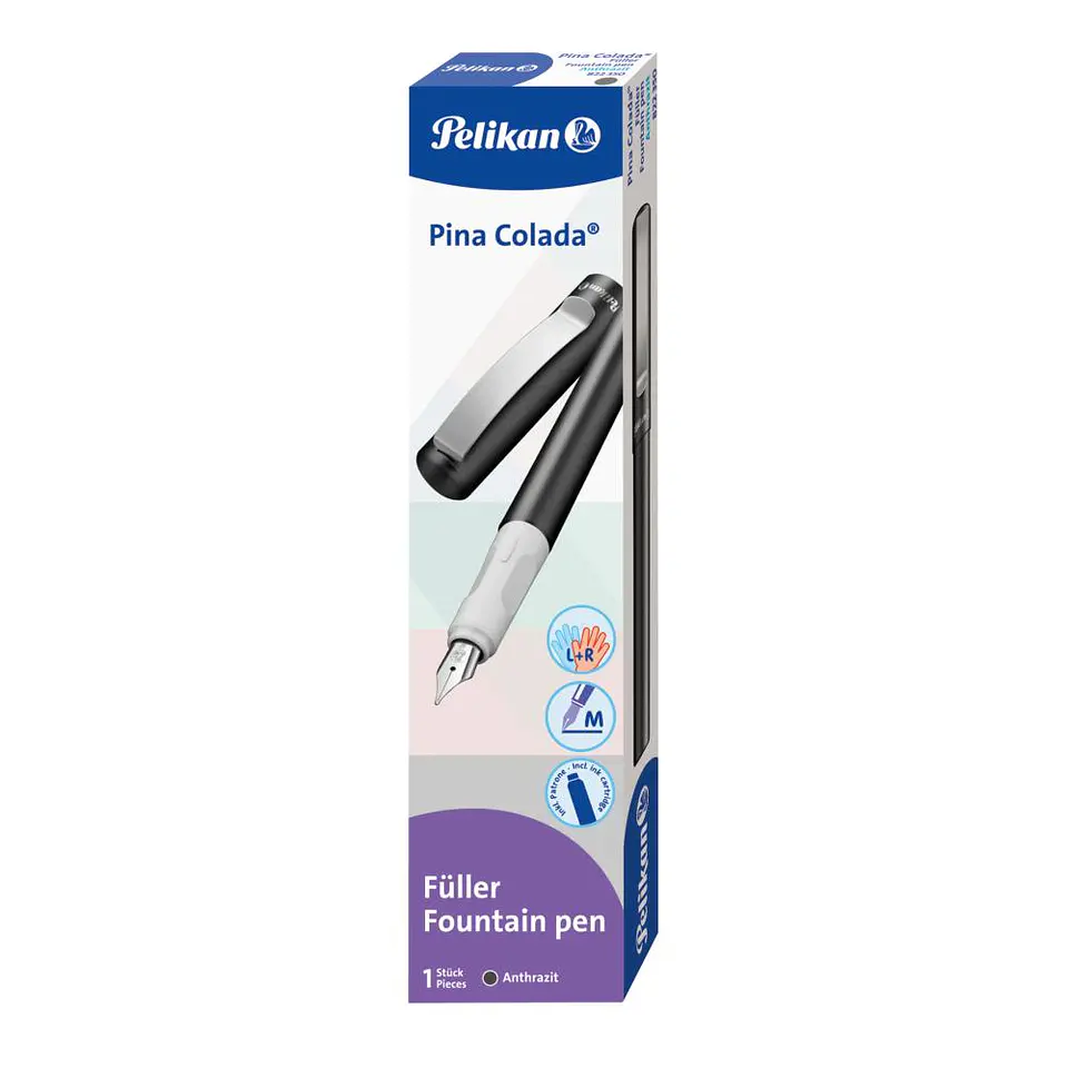Pluma Pelikan Piña Colada Gris 5