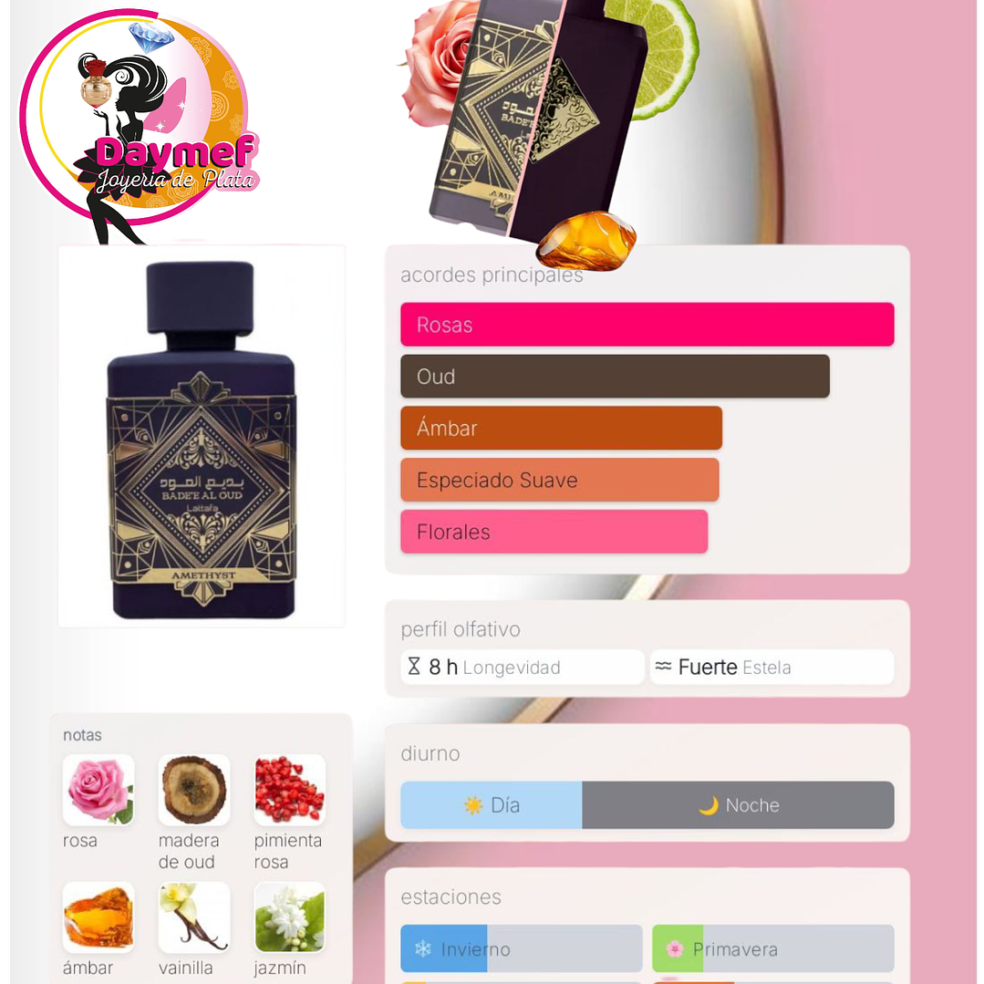 Badee Al Oud Amethyst Edp 100Ml Unisex 2