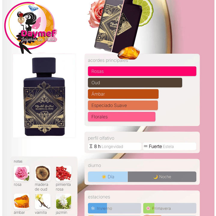 Badee Al Oud Amethyst Edp 100Ml Unisex 2