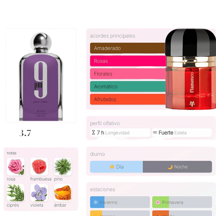 9pm pour Femme de Afnan 100 ml 2