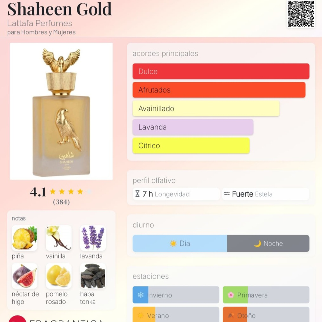 Shaheen Gold de Lattafa 2
