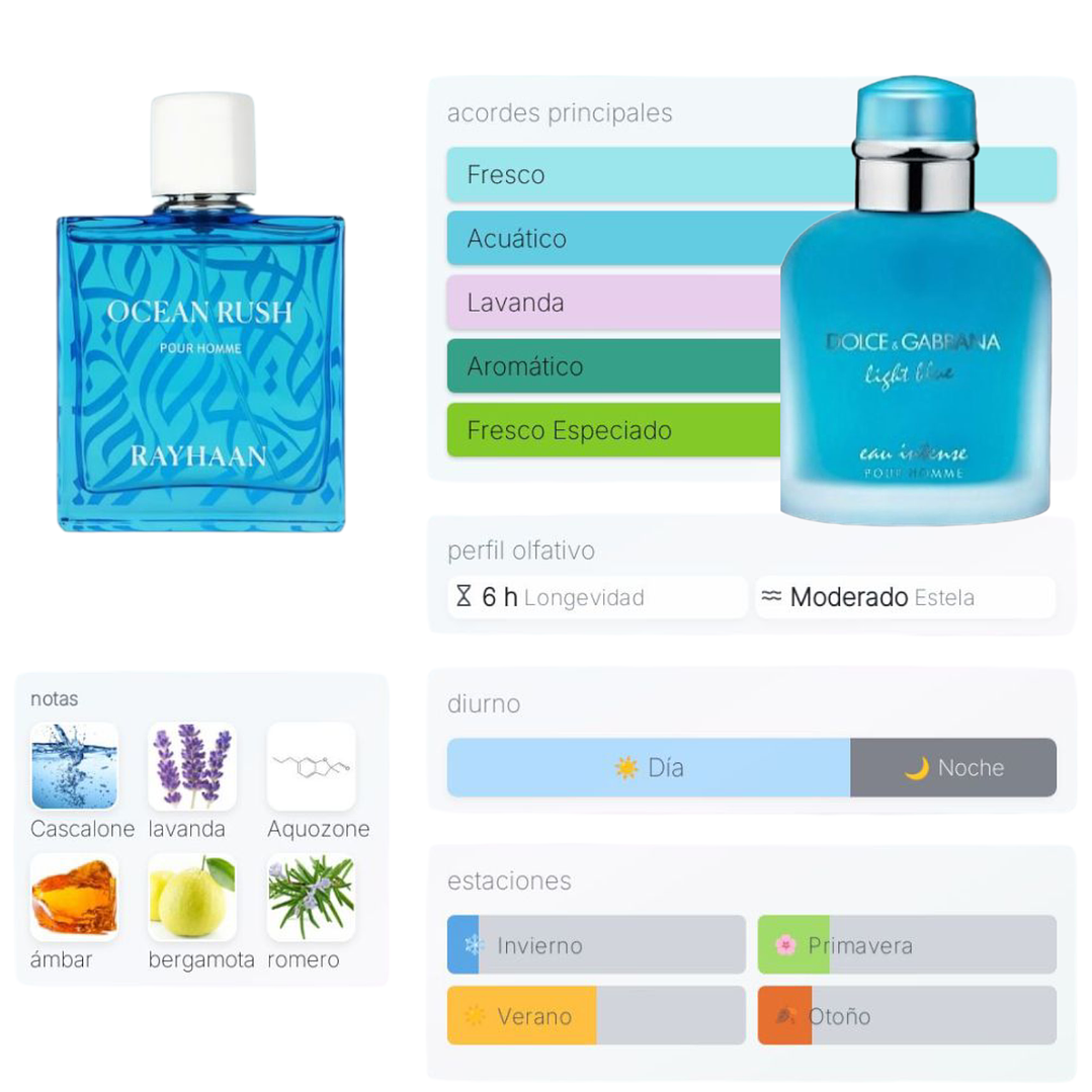 Ocean Rush de Rayhaan 100 ml 2