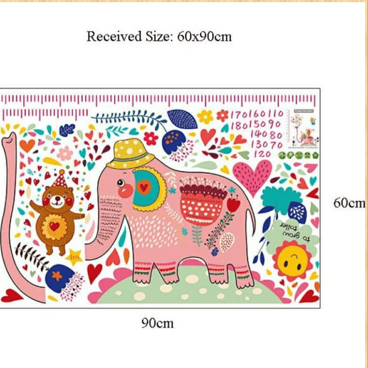 Vinilo infantil para medir tamaño  3