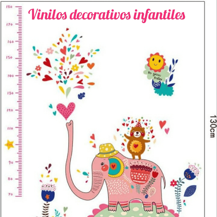 Vinilo infantil para medir tamaño  4