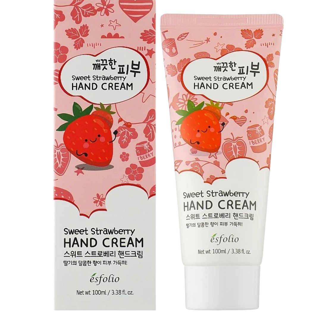 Crema de Manos Pure Skin Dulce Fresa de Esfolio: 1