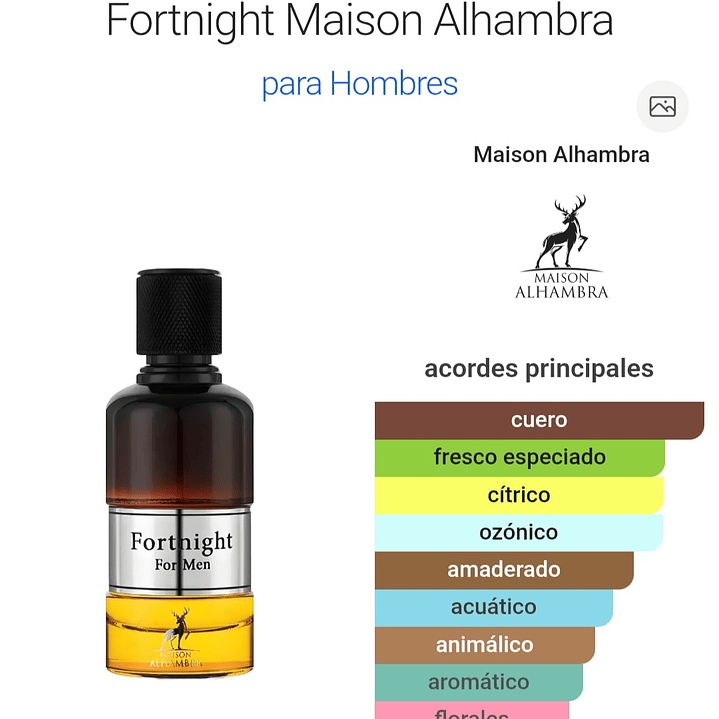 Fortnight de Maison Alhambra Edp 100 ml Hombre 2