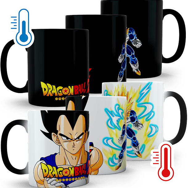 Tazón Mágico Dragon Ball Z Vegeta Super Saiyajin, 320ml 1