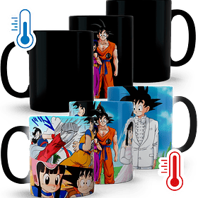 Tazón Mágico Dragon Ball Z Goku y Milk, 320ml