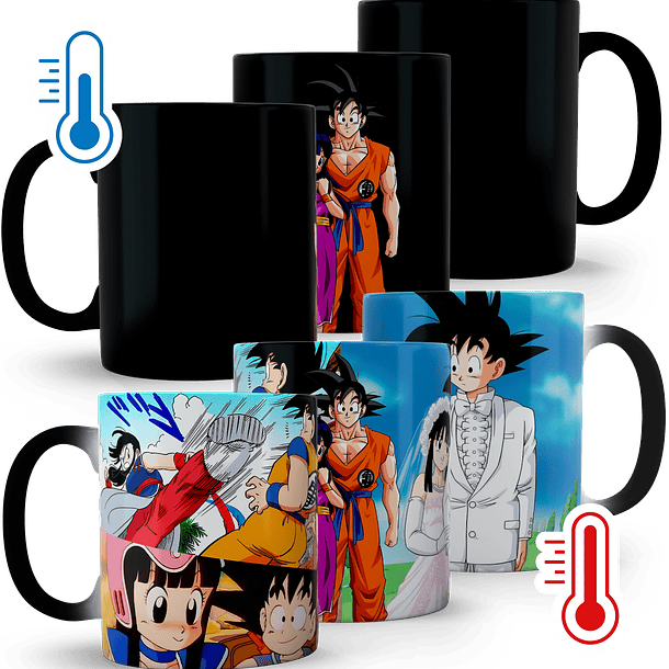 Tazón Mágico Dragon Ball Z Goku y Milk, 320ml 1