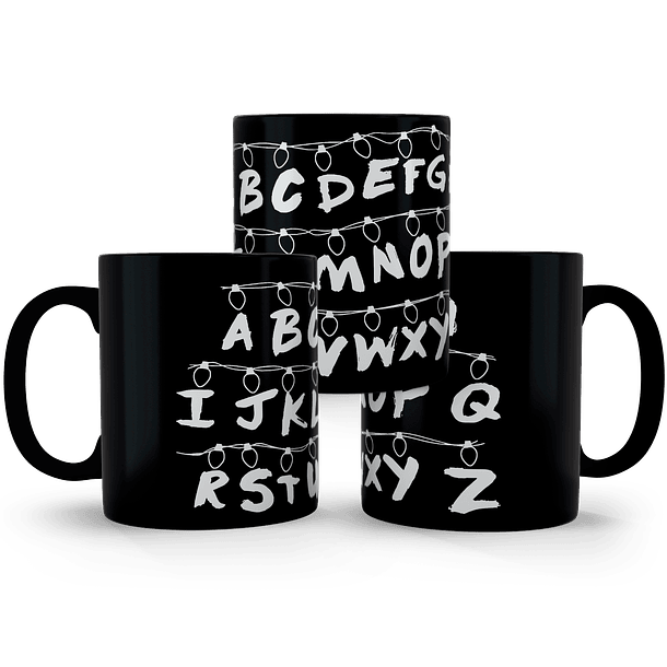 Tazón Mágico Stranger Things Muro Letras, 320ml 4