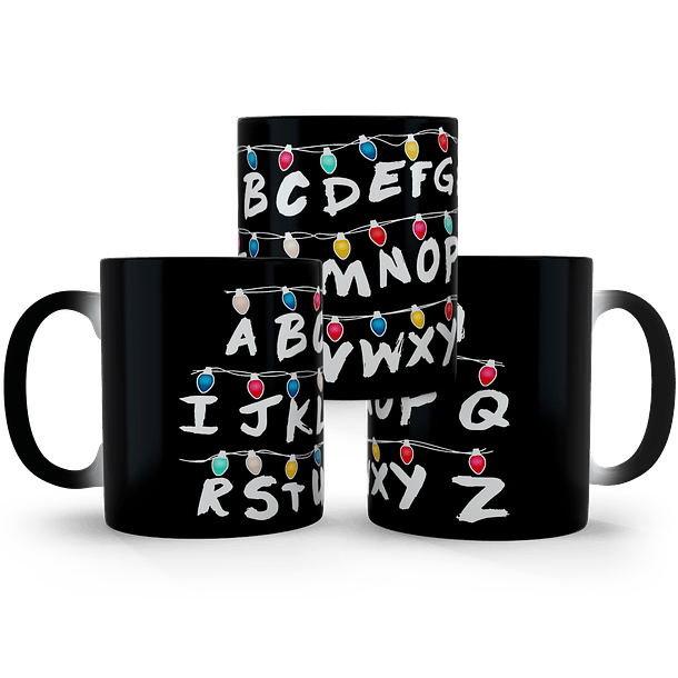 Tazón Mágico Stranger Things Muro Letras, 320ml 7