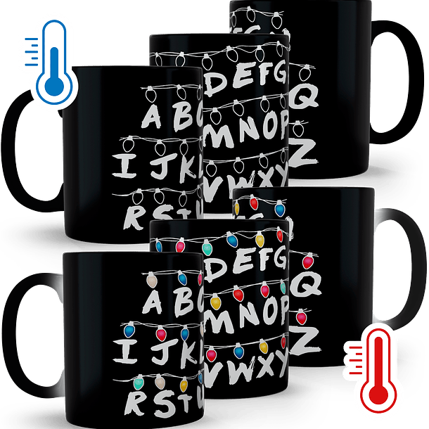 Tazón Mágico Stranger Things Muro Letras, 320ml 1