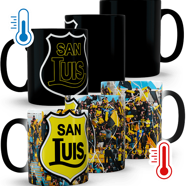 Tazón Mágico Futbol Chileno San Luis de Quillota, 320ml 1