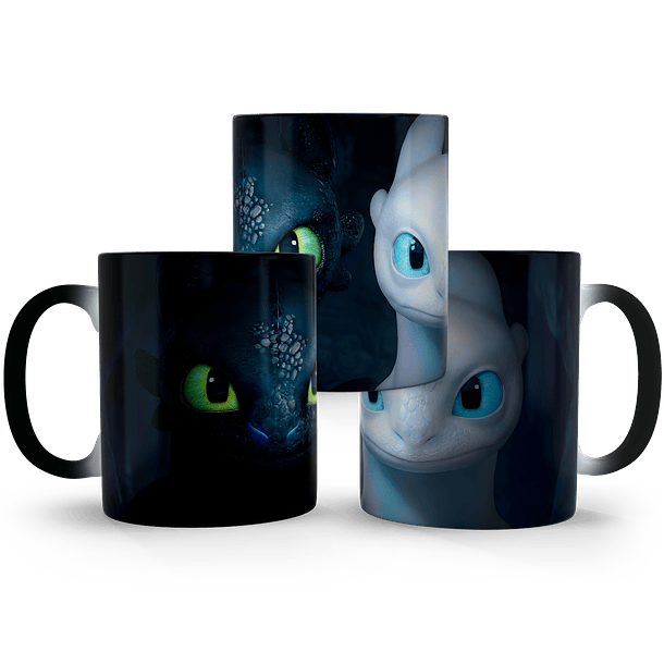 Tazón Mágico Cómo Entrenar a tu Dragon Chimuelo y Furia, 320ml 7