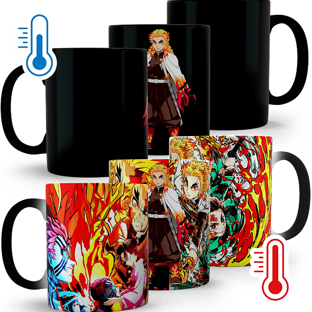 Tazón Mágico Kimetsu No Yaiba Kyojuro Rengoku, 320ml 1