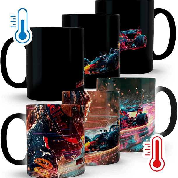 Tazón Mágico Formula1 Oracle Red Bull Racing, 320ml 1