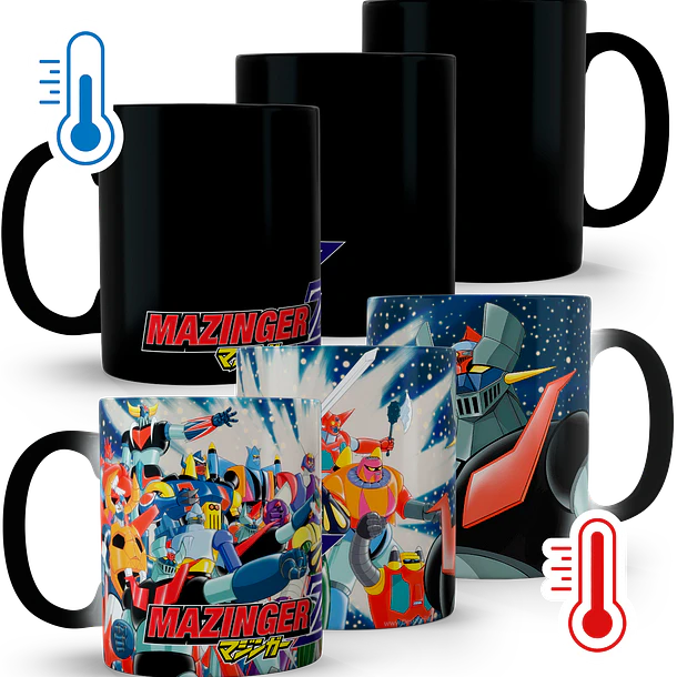 Tazón Mágico Mazinger Z Robots Aliados, 320ml 1