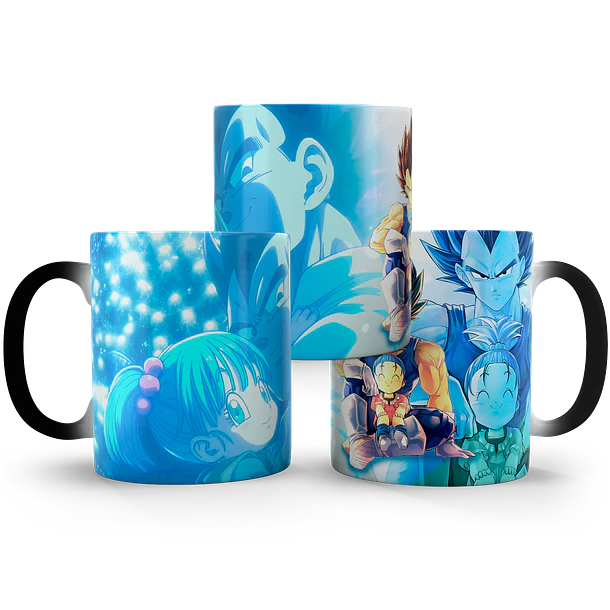 Tazón Mágico Dragon Ball Z Vegeta y Bra, 320ml 7