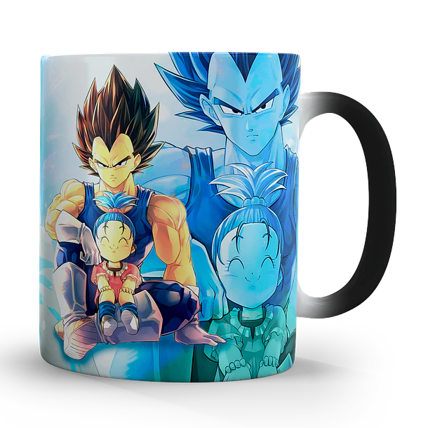 Tazón Mágico Dragon Ball Z Vegeta y Bra, 320ml 6