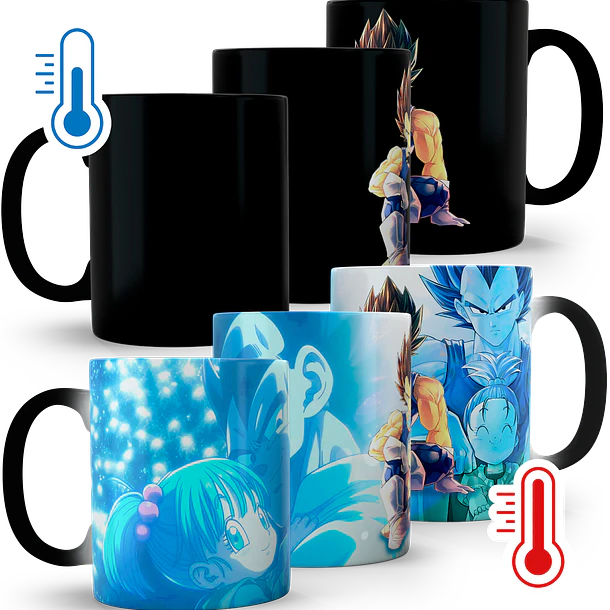 Tazón Mágico Dragon Ball Z Vegeta y Bra, 320ml 1