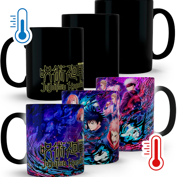 Tazón Mágico Jujutsu Kaisen Personajes, 320ml 1