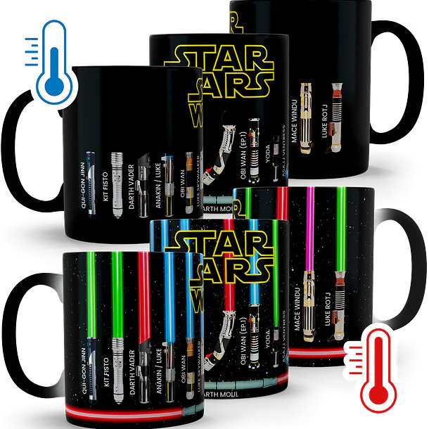 Tazón Mágico Star Wars Sables de Luz, 320ml 1