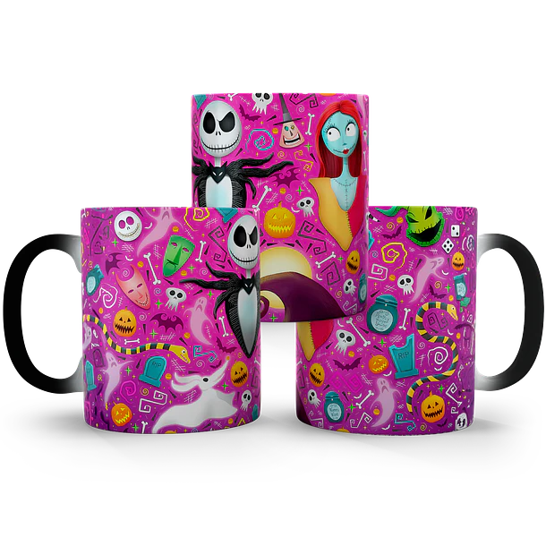 Tazón Magico The Nightmare Before Christmas Jack y Sally, 320ml 7
