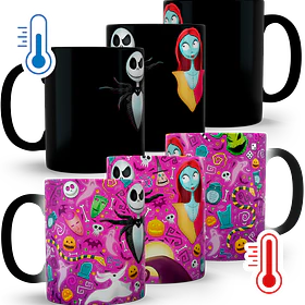 Tazón Magico The Nightmare Before Christmas Jack y Sally, 320ml