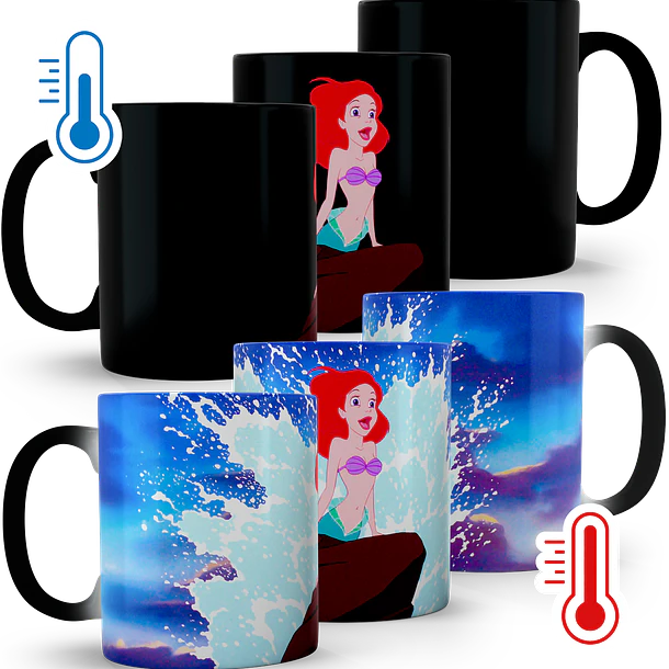 Tazón Mágico La Sirenita Ariel, 320ml 1