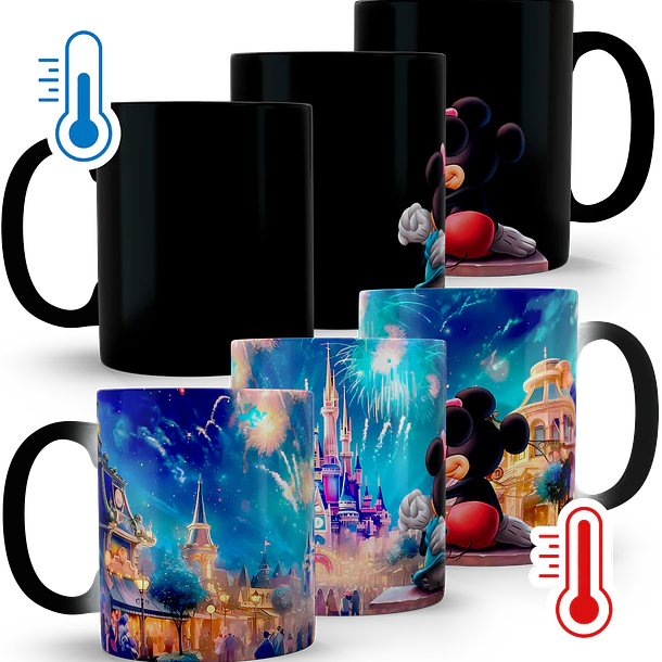 Tazón Mágico Disney Mickey Mouse Mickey y Minnie, 320ml 1